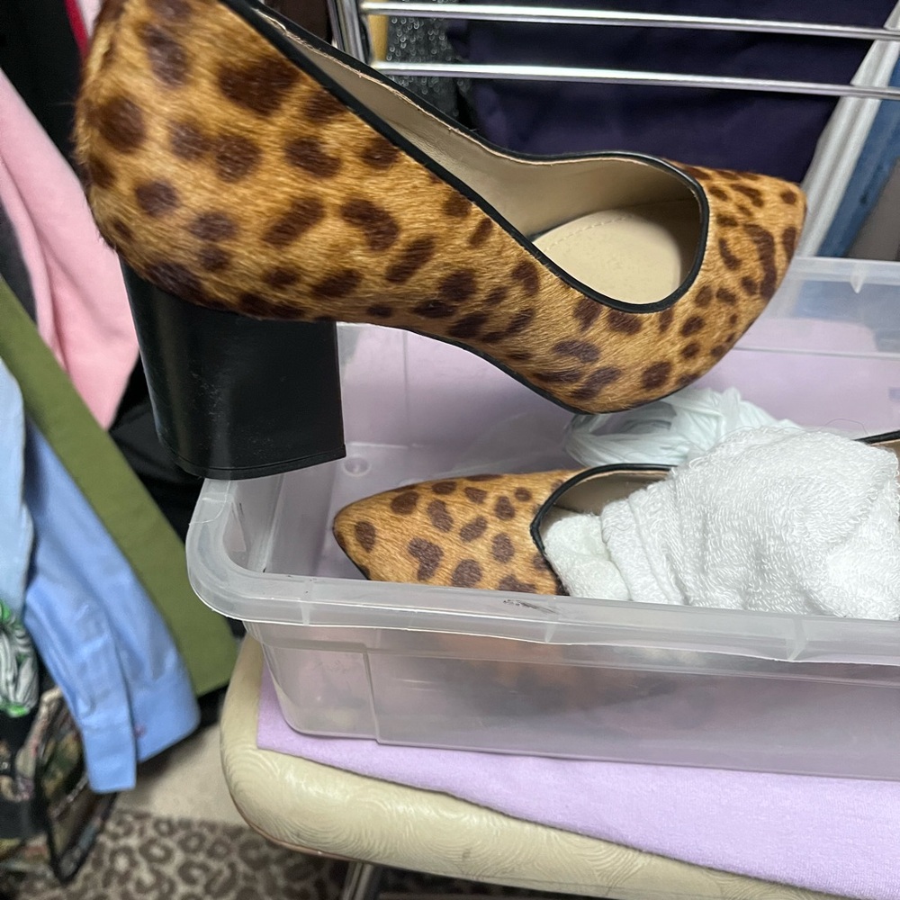 Johnston & Murphy Animal Print Heels